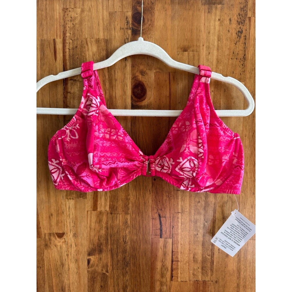 Nette’s Swimwear Bikini Top Sz. 30-31 E NWT Bright Pink